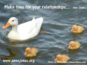 Make time for your relationships